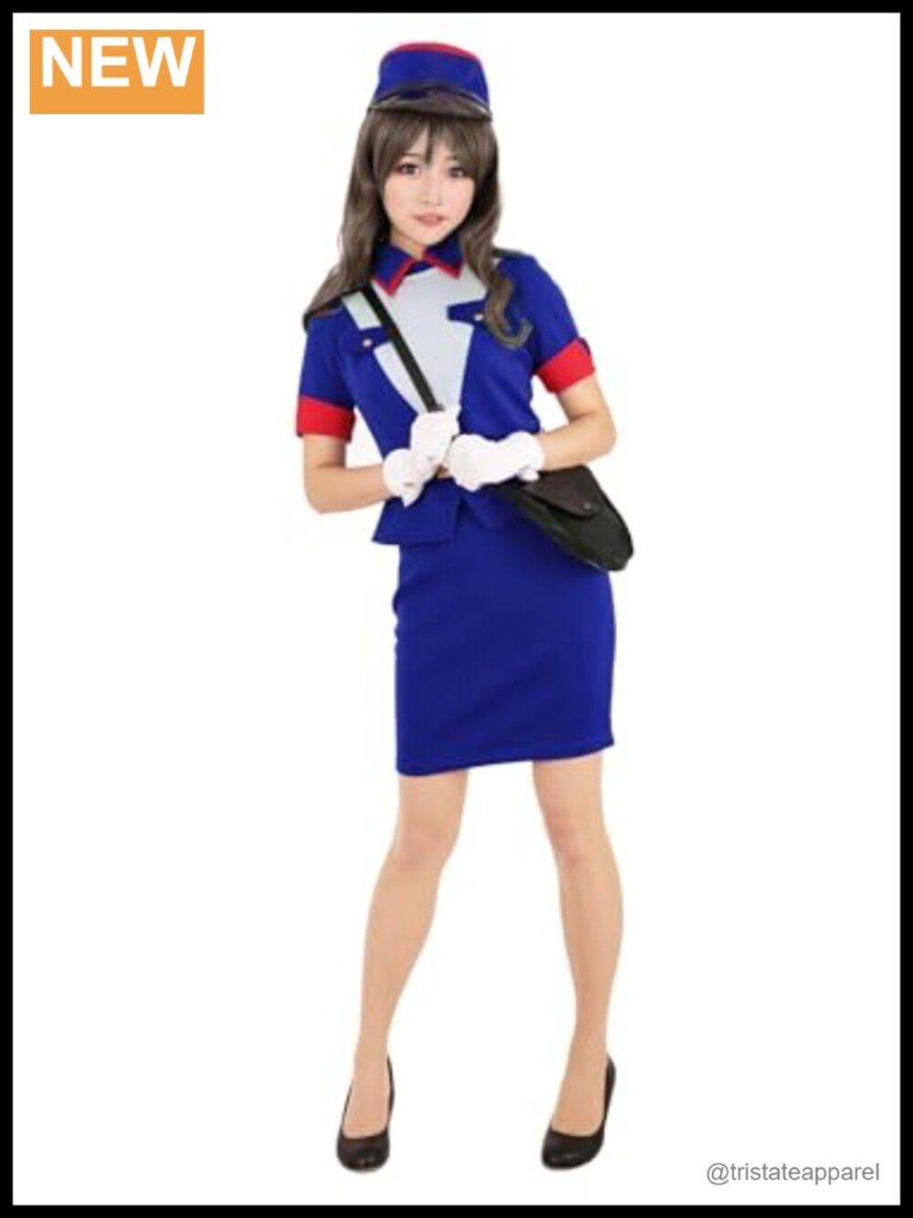 Officer Cosplay Costume Uniform Outfit Halloween Adult Women